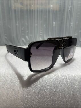 True Religion Oversized Square Shield Sunglasses